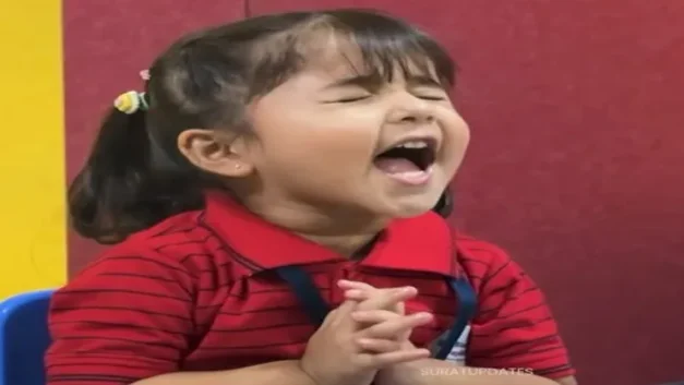 Surat’s Little Star: 3-Year-Old Hinaya Shah’s Prayer Wins Hearts Online! 3 year old hinaya shah singing prayer in surat