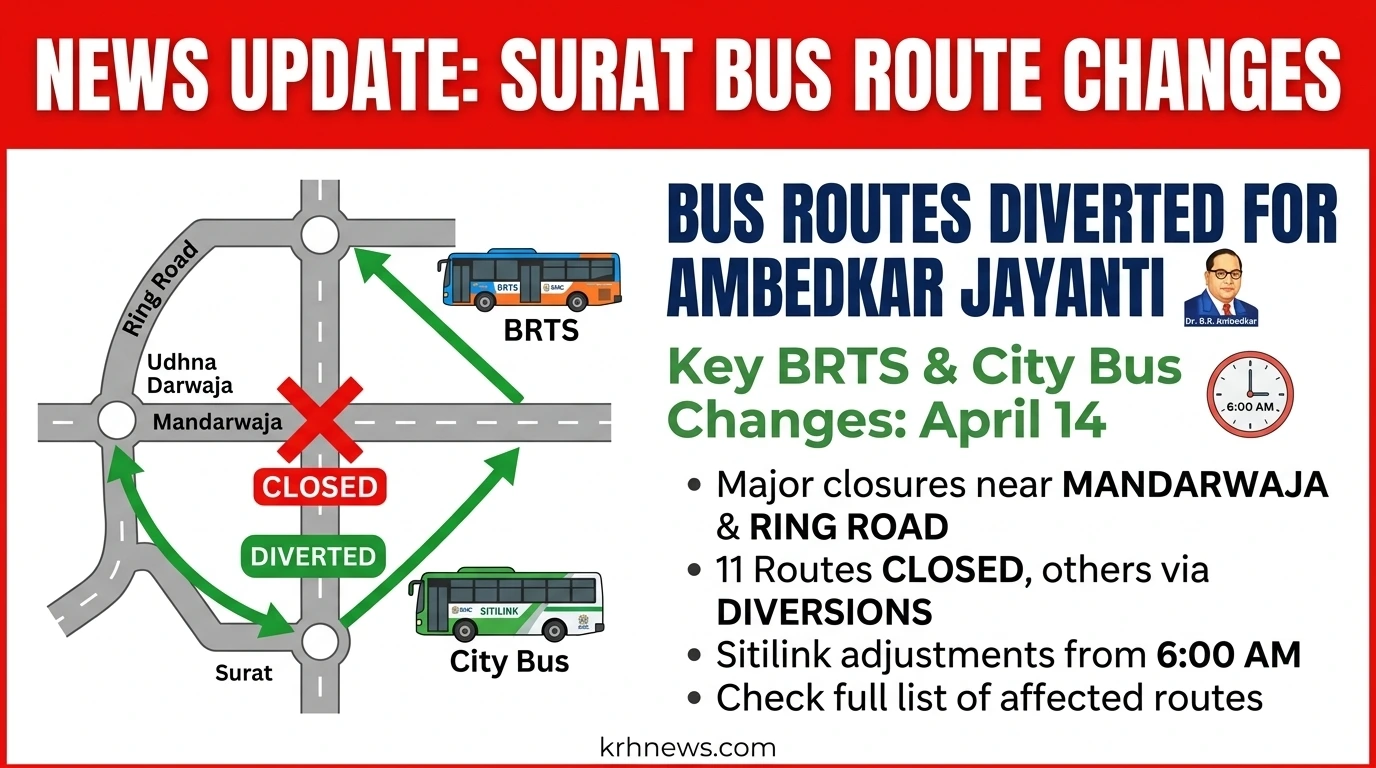 Ambedkar jayanti - city bus route