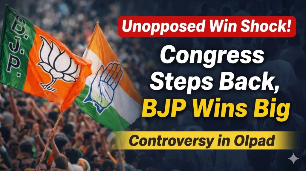 Bjp wins at olpad