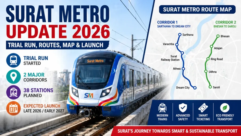 Surat metro update 2026