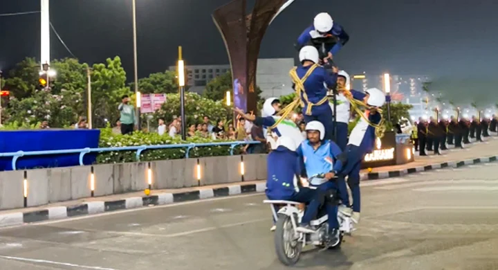 Gujarat gaurav day 1 may celebration in surat live event crowd