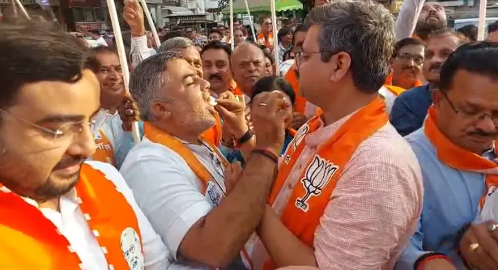 Bjp celebrates bengal victory 2