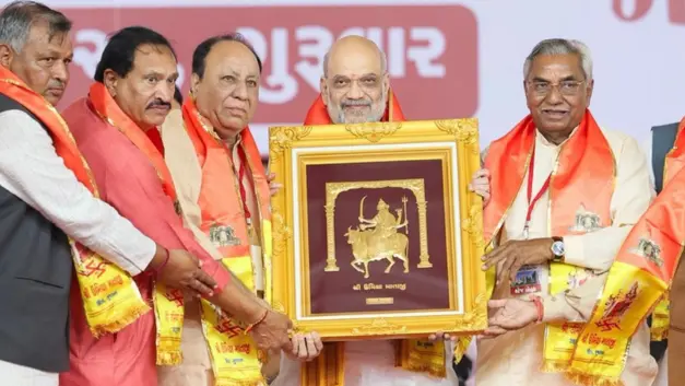 Amit Shah Inaugurates ₹340-Crore Development Works In Gujarat, Issues Stern Warning To Illegal Infiltrators Amit shah gujarat visit 2026