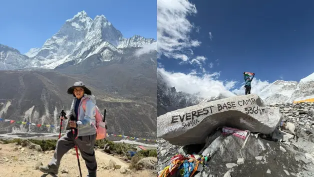 Nothing Is Impossible: 8-Year-Old Gujarati Prodigy Niksha Barot Conquers Mount Everest Base Camp In Just 7 Days 8-year-old gujarati prodigy niksha barot conquers mount everest base camp in just 7 days