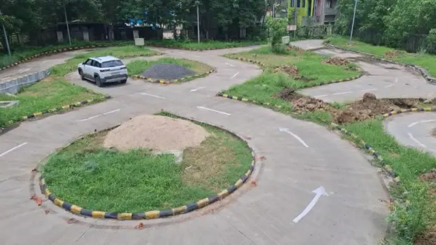 Vadodara’s First Ai Driving Test Track Ready At Darjipura Vadodara’s first ai driving test track