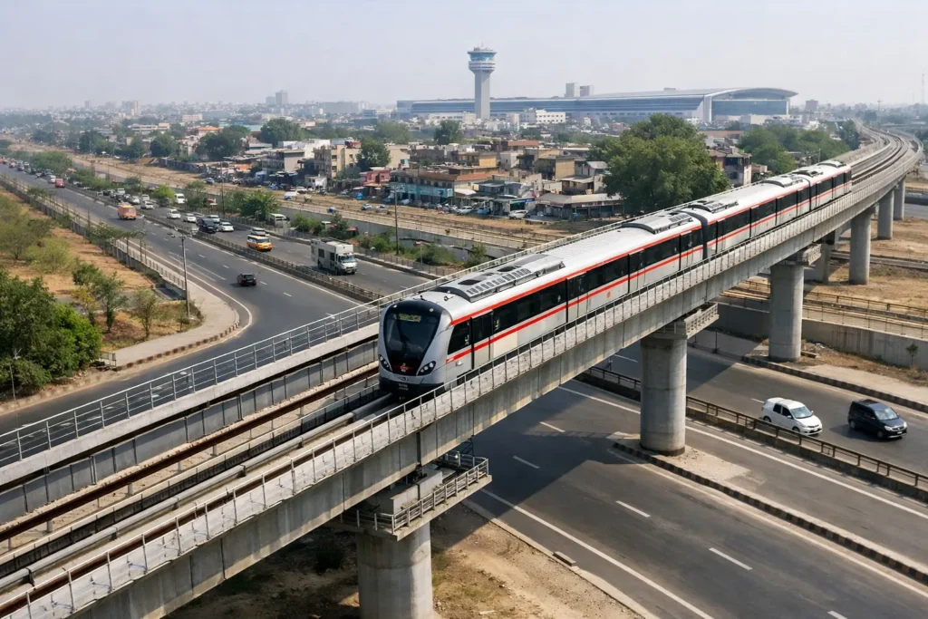 Ahmedabad Metro Phase 2A Approved: ₹2,168 Crore Airport Corridor Set To Transform Urban Connectivity Ahmedabad metro phase 2a approved