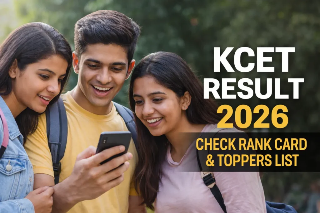 Kcet Result 2026 Declared: Over 2.9 Lakh Candidates Qualify, Check Rank Card And Toppers List Kcet result 2026