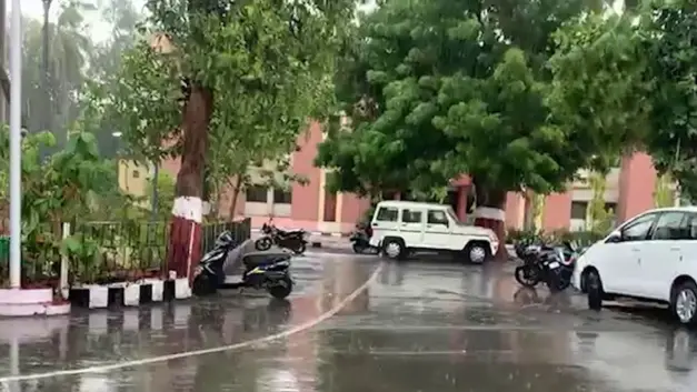 Rain Showers Bring Sudden Weather Change In Navsari, Residents Get Relief From Heat Rain showers bring sudden weather change in navsari