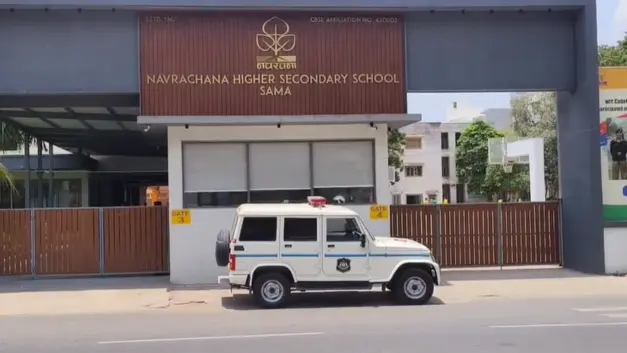 Bomb Threat Email To Vadodara School Sparks Panic, Security Agencies Launch Massive Search Bomb threat email to vadodara school sparks panic