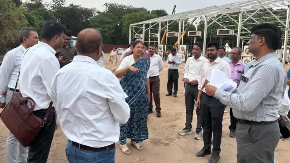Vibrant Gujarat Regional Conference 2026 Preparations In Full Swing At Vadodara Gsfc Vibrant gujarat regional conference 2026