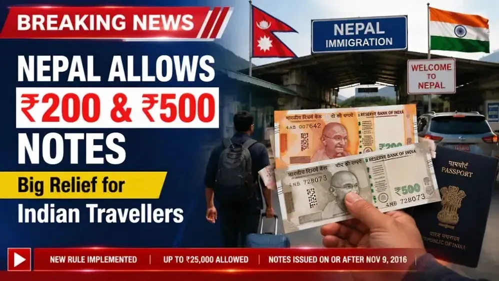 Nepal Ends 10-Year Ban On ₹200 &Amp; ₹500 Indian Notes: Big Relief For Indian Tourists Nepal ends 10-year ban on ₹200 & ₹500 indian notes