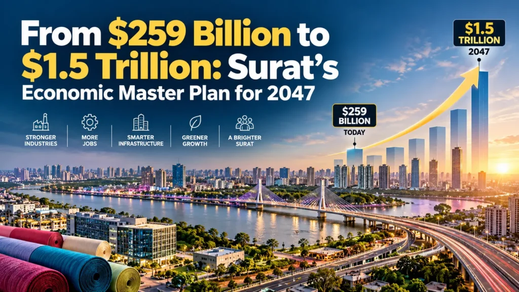 From $259 Billion To $1.5 Trillion: Surat’s Economic Master Plan For 2047 From $259 billion to $1. 5 trillion: surat’s economic master plan for 2047