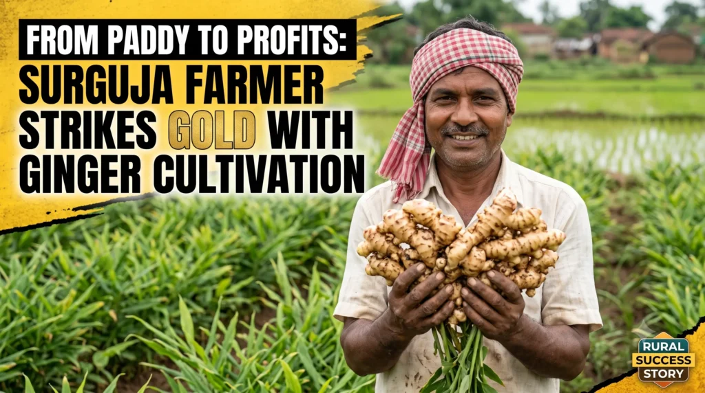 From Paddy To Ginger: How Santosh Kumar Singh Turned A Small Farm Experiment Into A ₹4 Lakh Success Story From paddy to ginger: how santosh kumar singh turned a small farm experiment into a ₹4 lakh success story