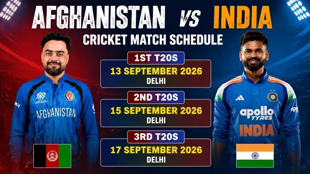 India Vs Afghanistan T20I Series 2026: Schedule, Squads, History, Records And Where To Watch India vs afghanistan t20i series 2026