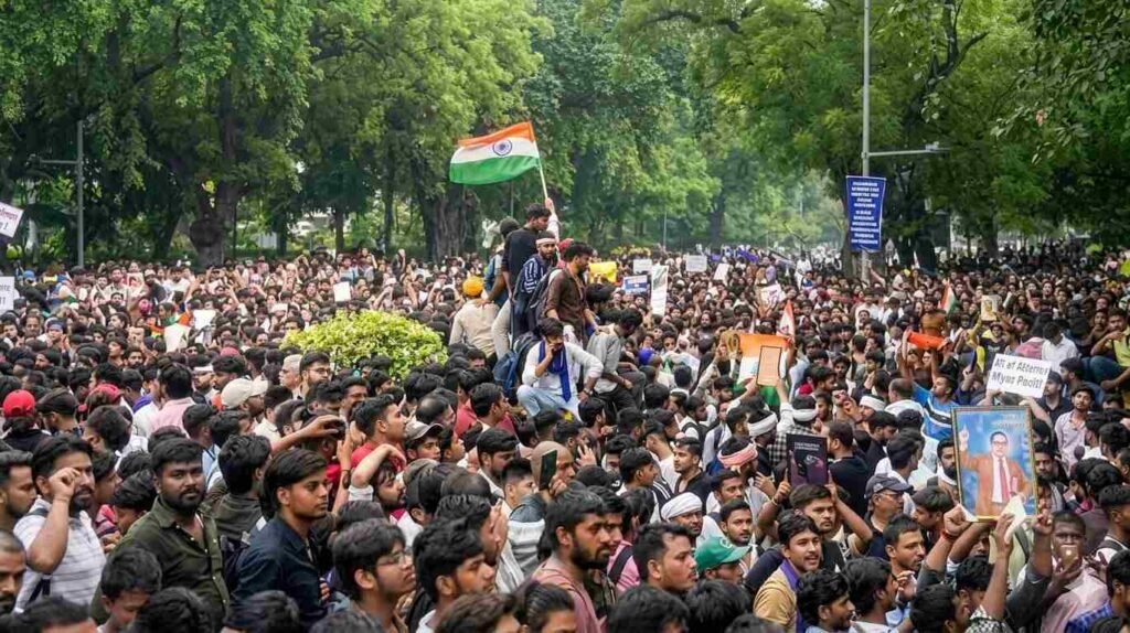 Delhi Protest Today: Dhruv Rathee, Cjp Leaders Detained Ahead Of Jantar Mantar Rally Against Cec Gyanesh Kumar Elhi protest today: dhruv rathee, cjp leaders detained ahead of jantar mantar rally against cec gyanesh kumar