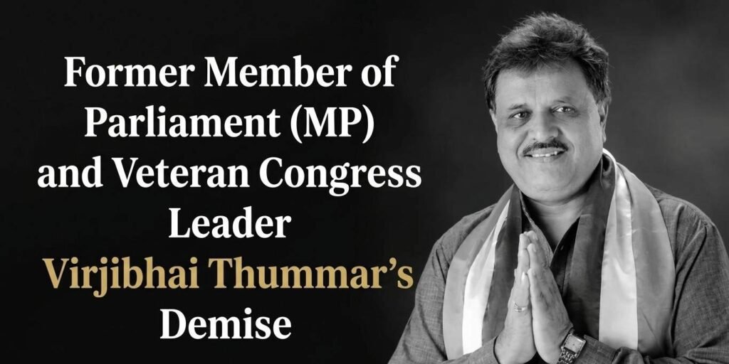 Veteran Congress Leader Virjibhai Thummar Dies After Prolonged Illness In Amreli Veteran congress leader virjibhai thummar dies
