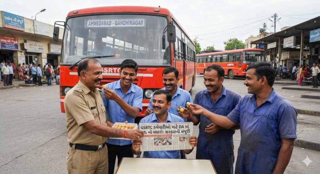 Gujarat Government Approves 2% Da Hike For Gsrtc Employees Gujarat government approves 2% da hike for gsrtc employees